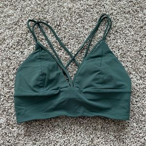 Lululemon green sports bra